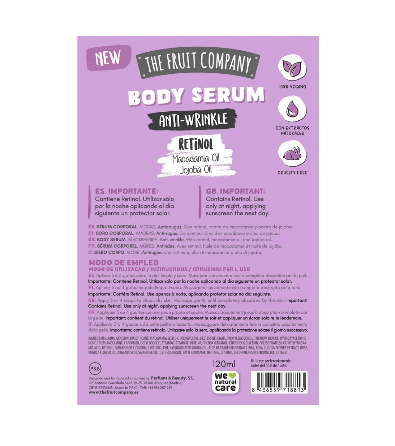 Sérum Corporal Retinol Especial Escote