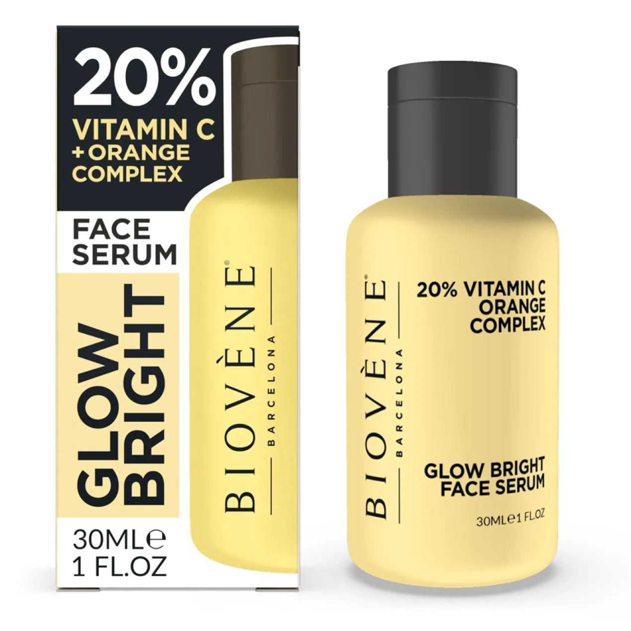 Sérum Facial Iluminador Glow Bright Face Serum 20% Vitamin C + Orange Complex
