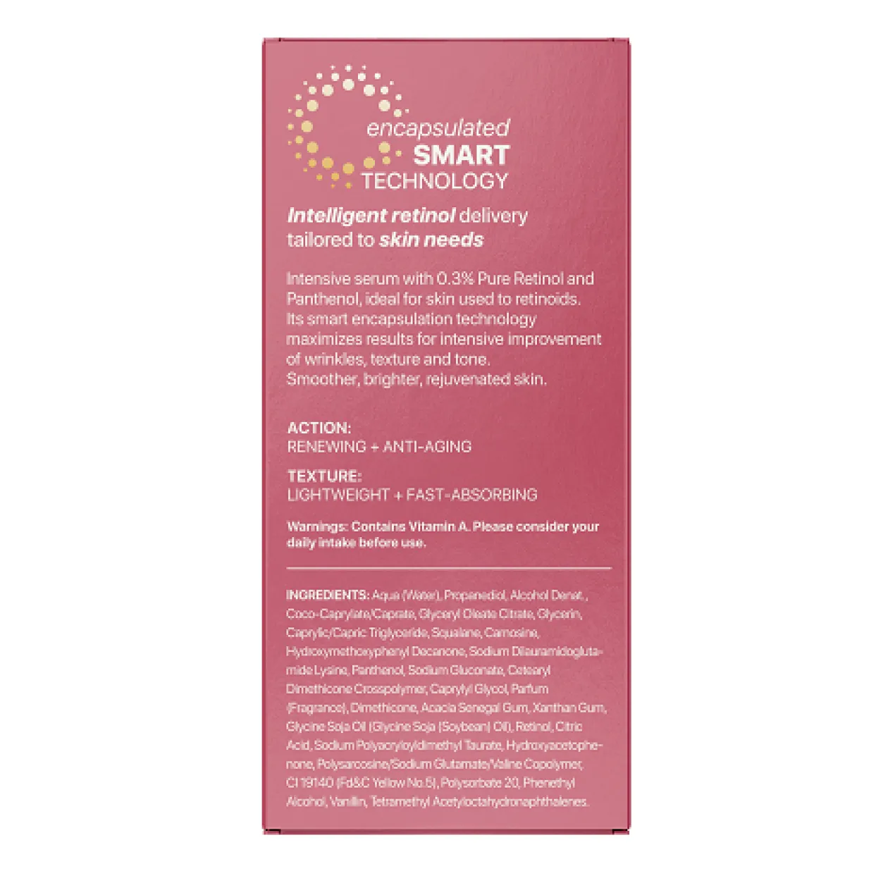 Sérum Pure Retinol 0,3% Renovación Intensiva y Acción Antiedad Avanzada