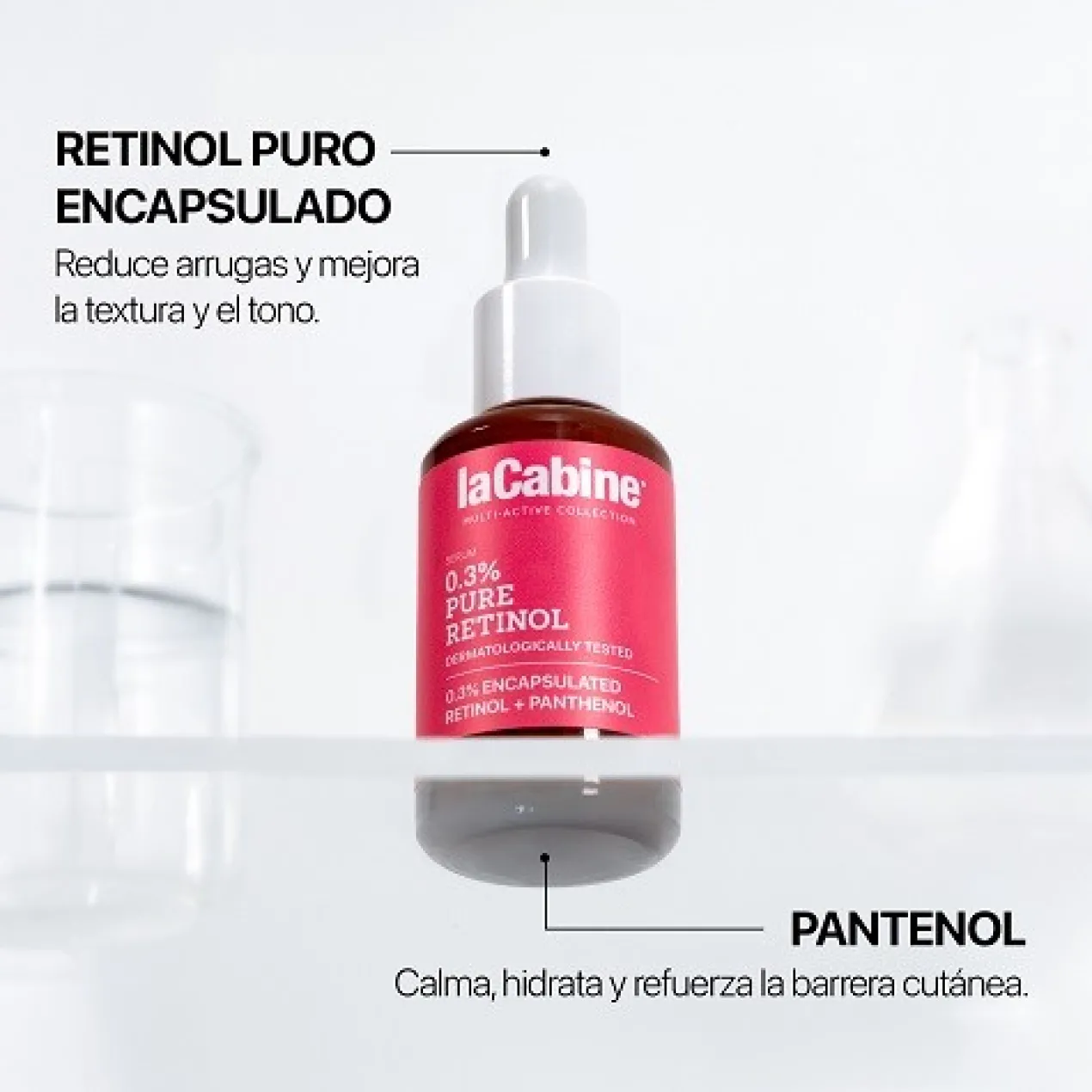 Sérum Pure Retinol 0,3% Renovación Intensiva y Acción Antiedad Avanzada