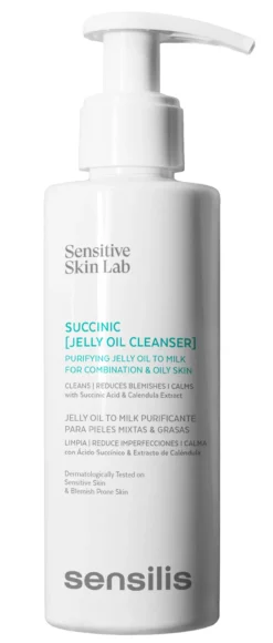Succinic Jelly Oil Cleanser Aceite Limpiador Facial