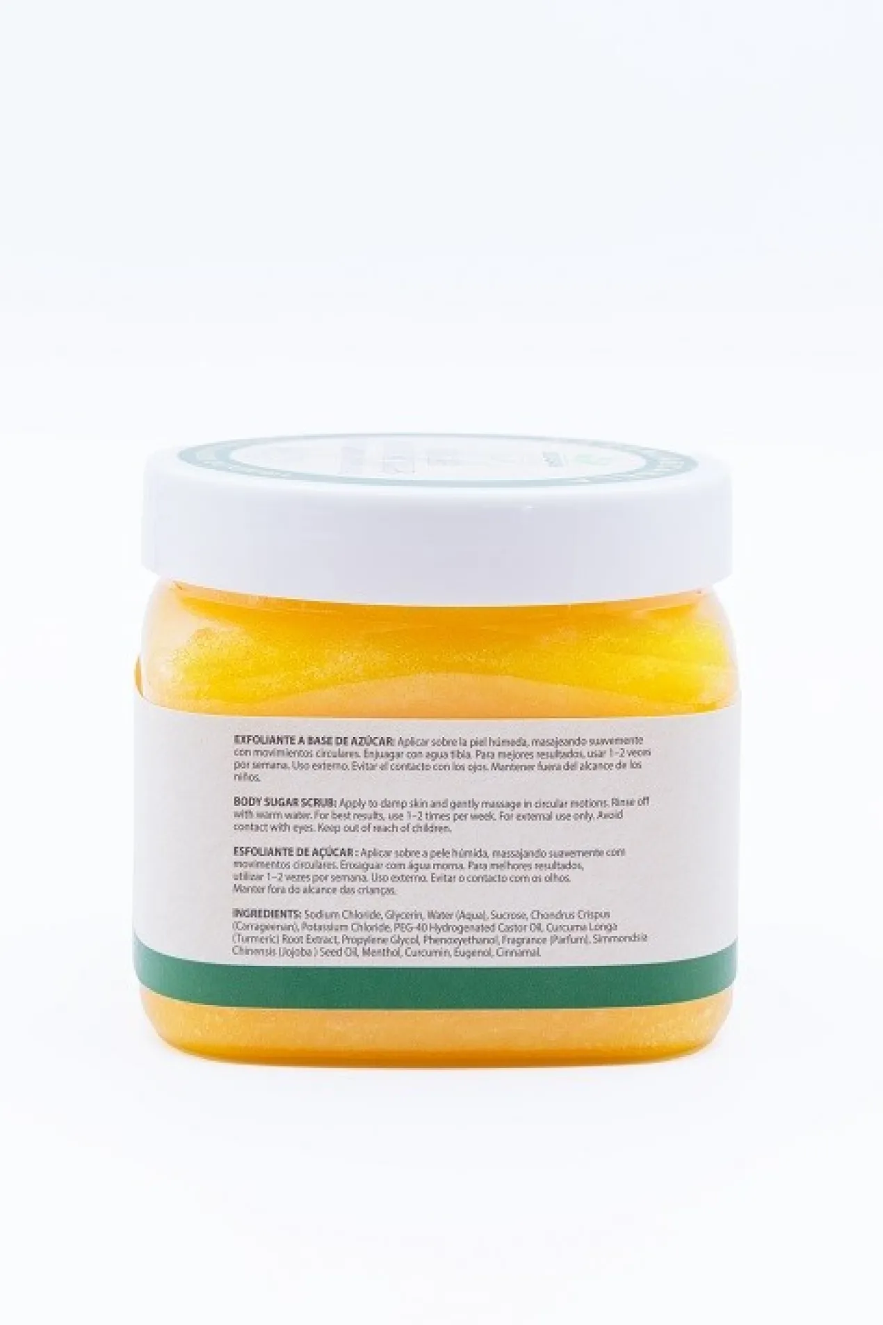 Sugar Body Scrub con Cúrcuma y Aceite de Jojoba