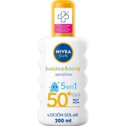 SUN Babies & Kids Sensitive 5 en 1 Spray Solar SPF50+