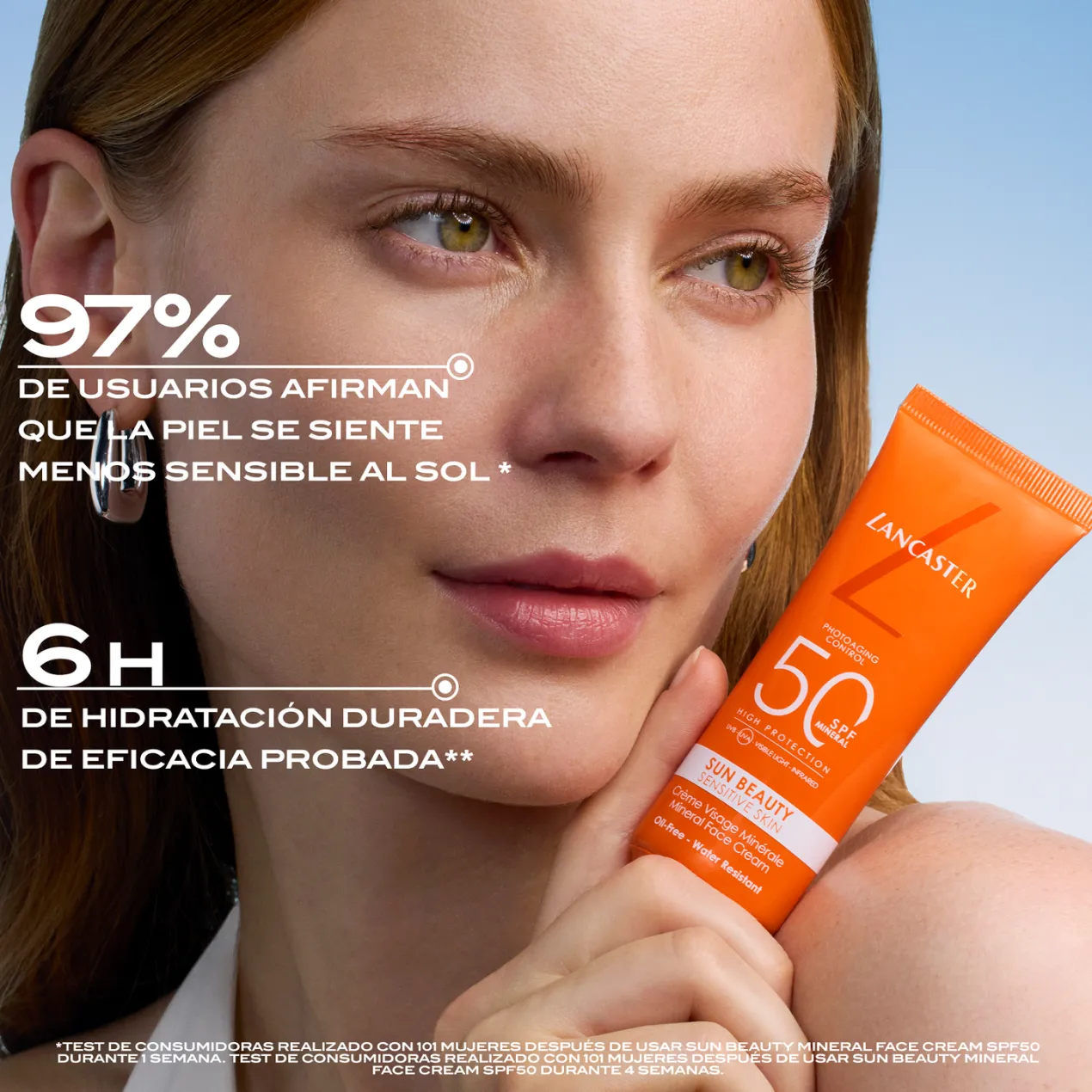 Sun Beauty Sensitive Skin Crema Facial Mineral SPF 50