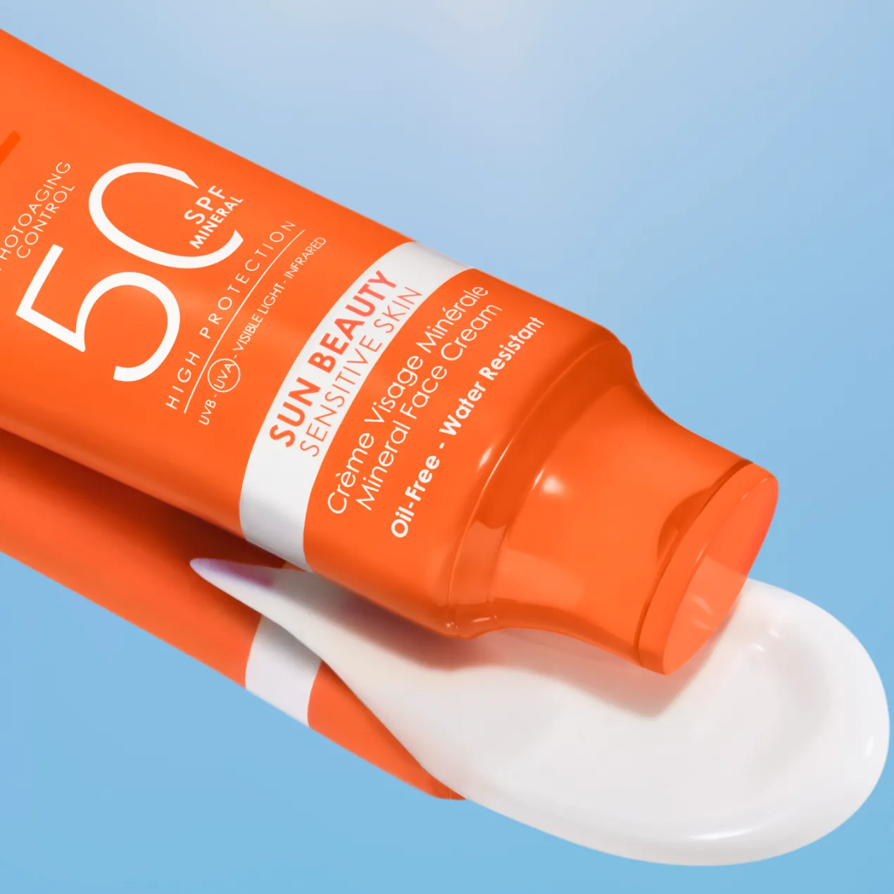 Sun Beauty Sensitive Skin Crema Facial Mineral SPF 50