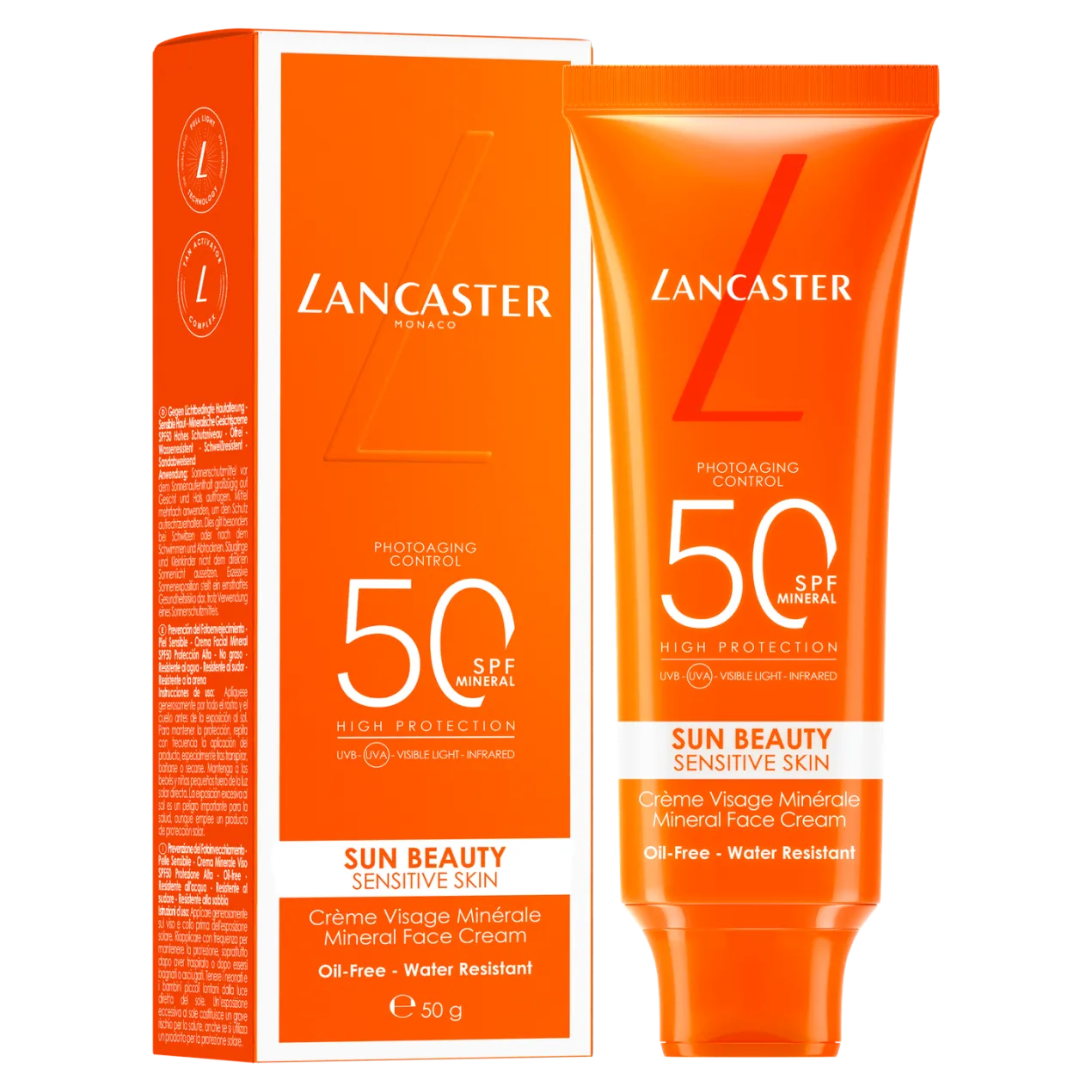 Sun Beauty Sensitive Skin Crema Facial Mineral SPF 50