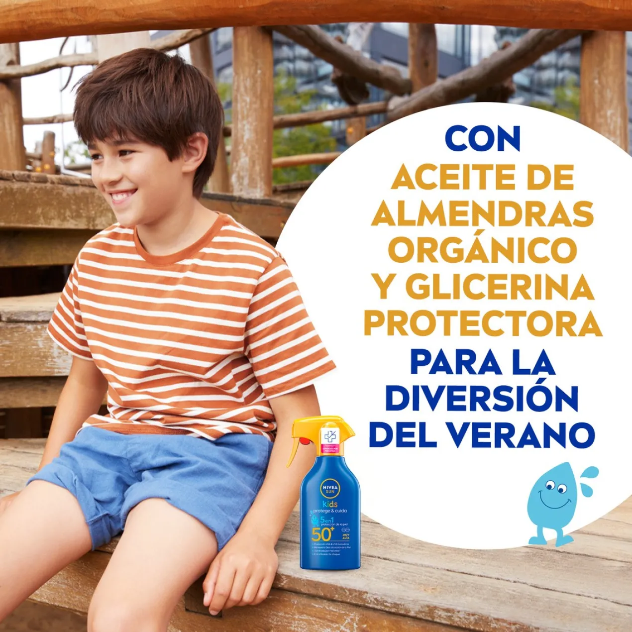 Sun Kids Protege & Cuida Spray Solar FPS 50+