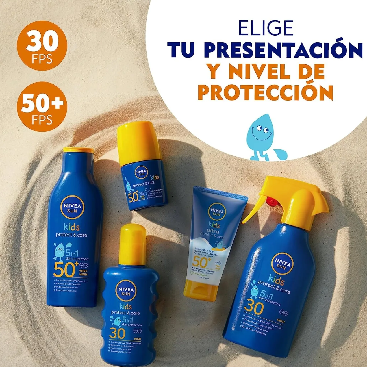 Sun Kids Ultra Protege & Cuida Loción Solar FP50+