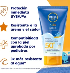 Sun Kids Ultra Protege & Cuida Loción Solar FP50+