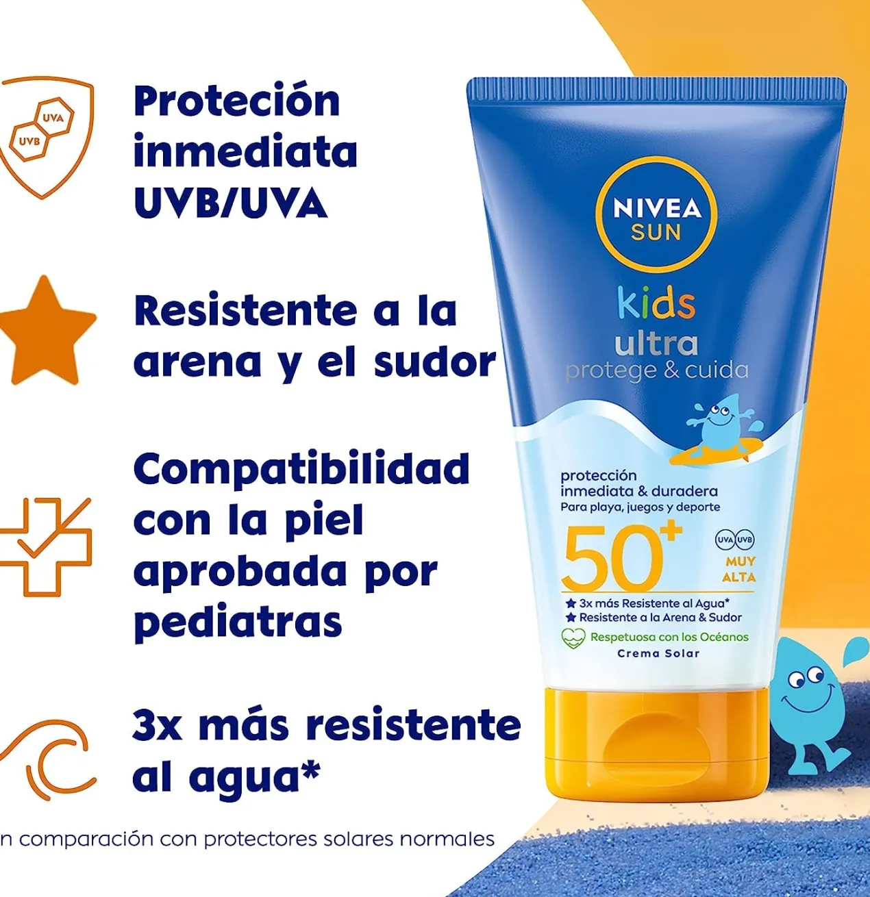 Sun Kids Ultra Protege & Cuida Loción Solar FP50+