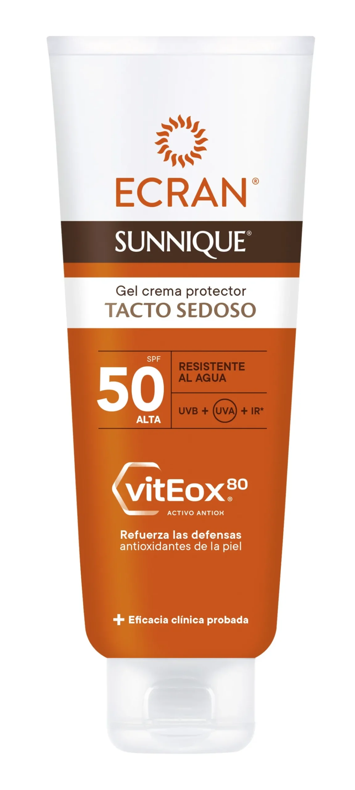 Sunnique Protector Solar gel crema tacto sedoso
