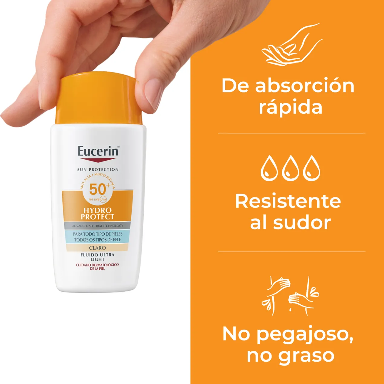 Sun Protection Hydro Protect Fluid FPS50+ Tono Claro