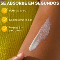 SUN Protege & Hidrata Loción Solar Acabado Invisible SPF50+