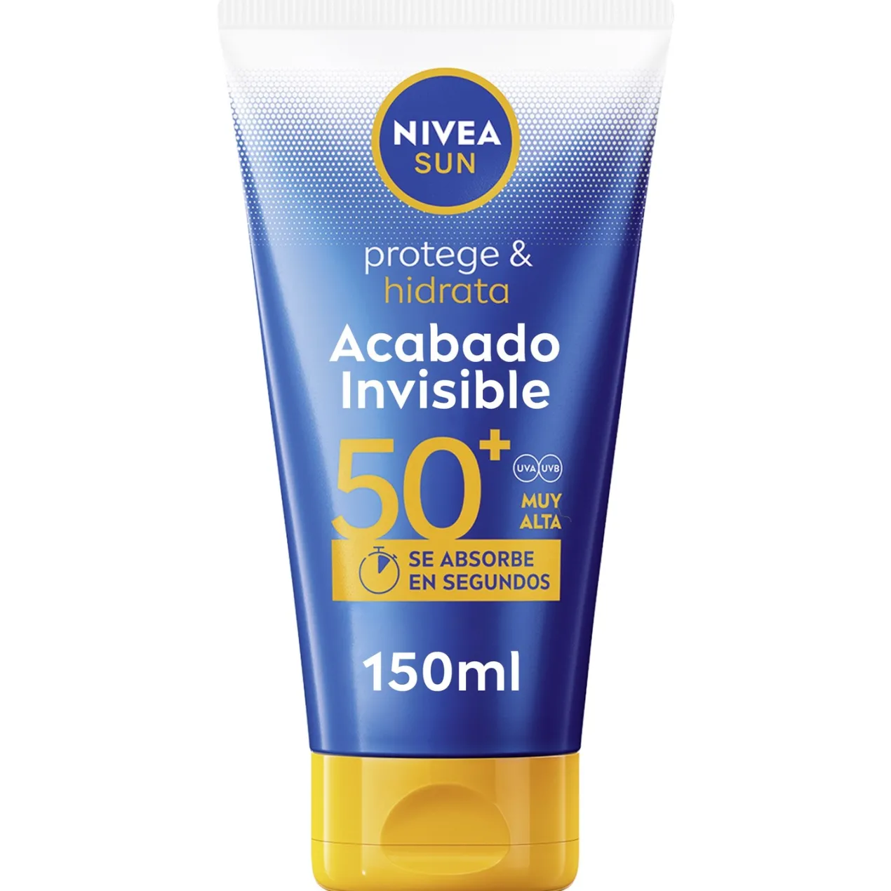 SUN Protege & Hidrata Loción Solar Acabado Invisible SPF50+