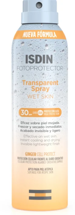 Sun Spray Wet Skin