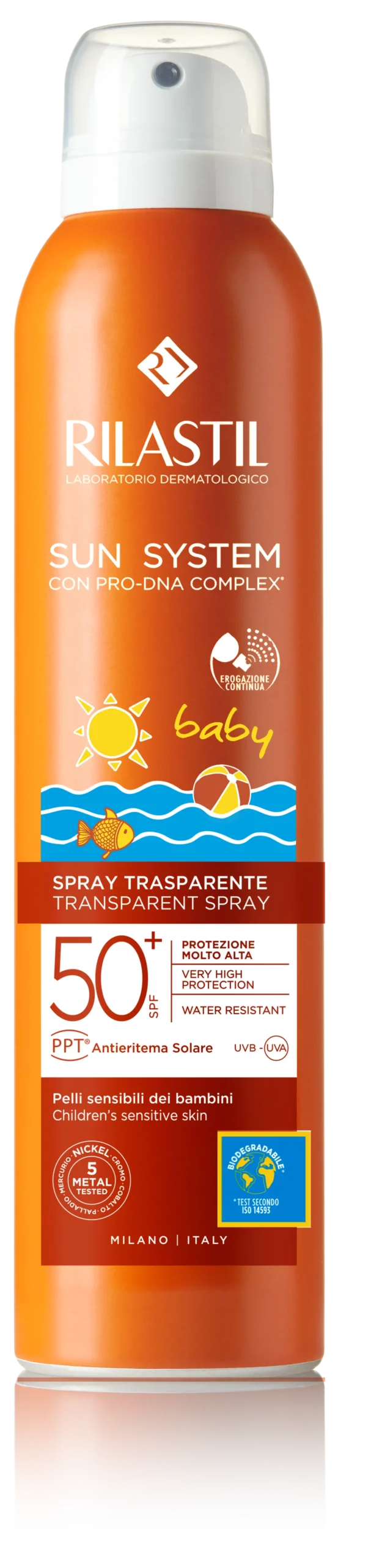 Sun System Baby Spray Fotoprotector Transparente SPF50+