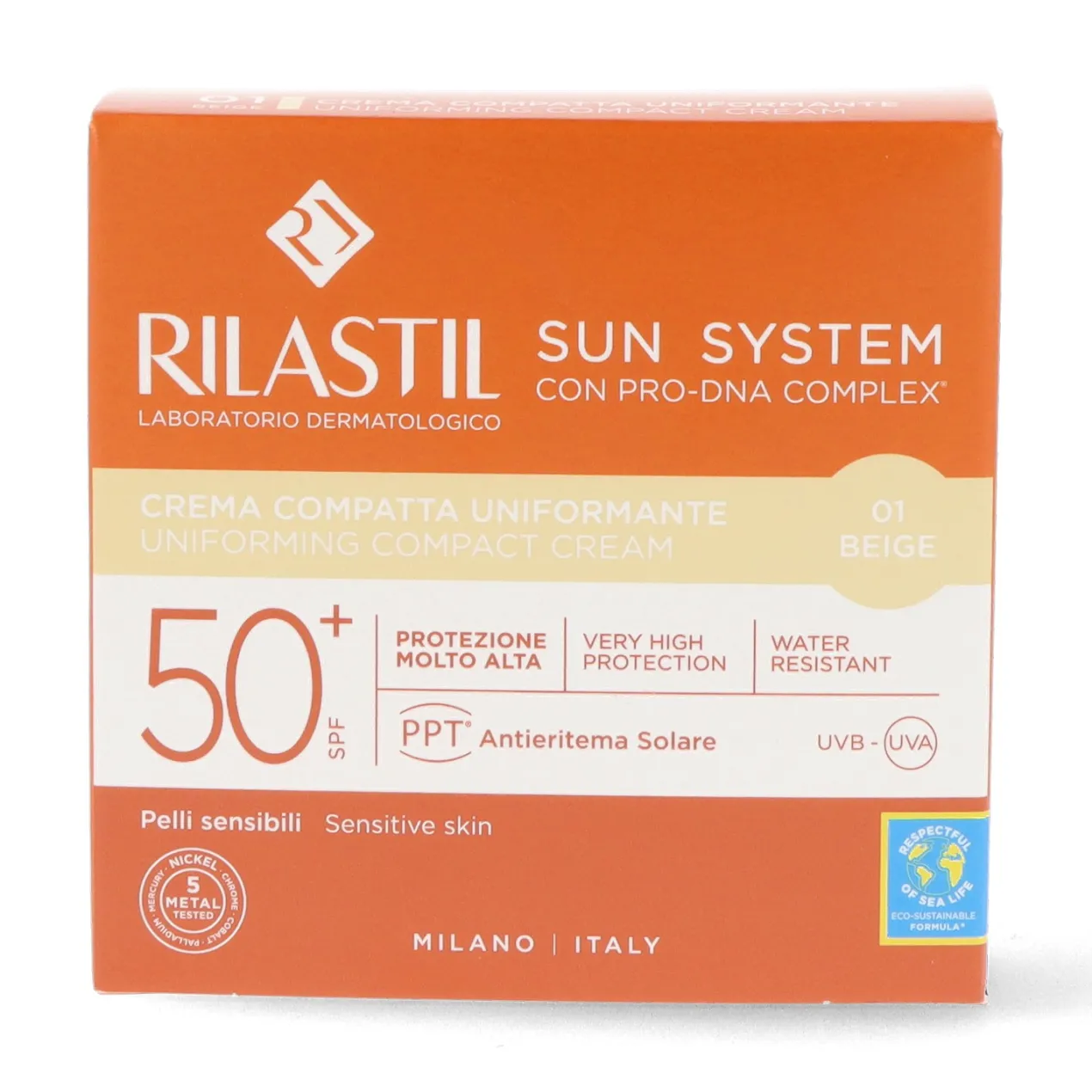 Sun System Protección Solar Facial SPF50 con Color