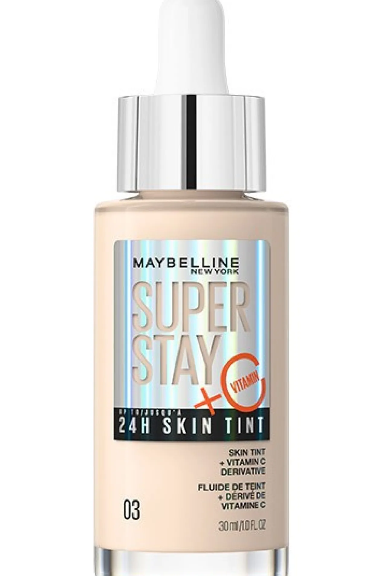 SuperStay Skin Tint + Vitamina C 24h base de Maquillaje