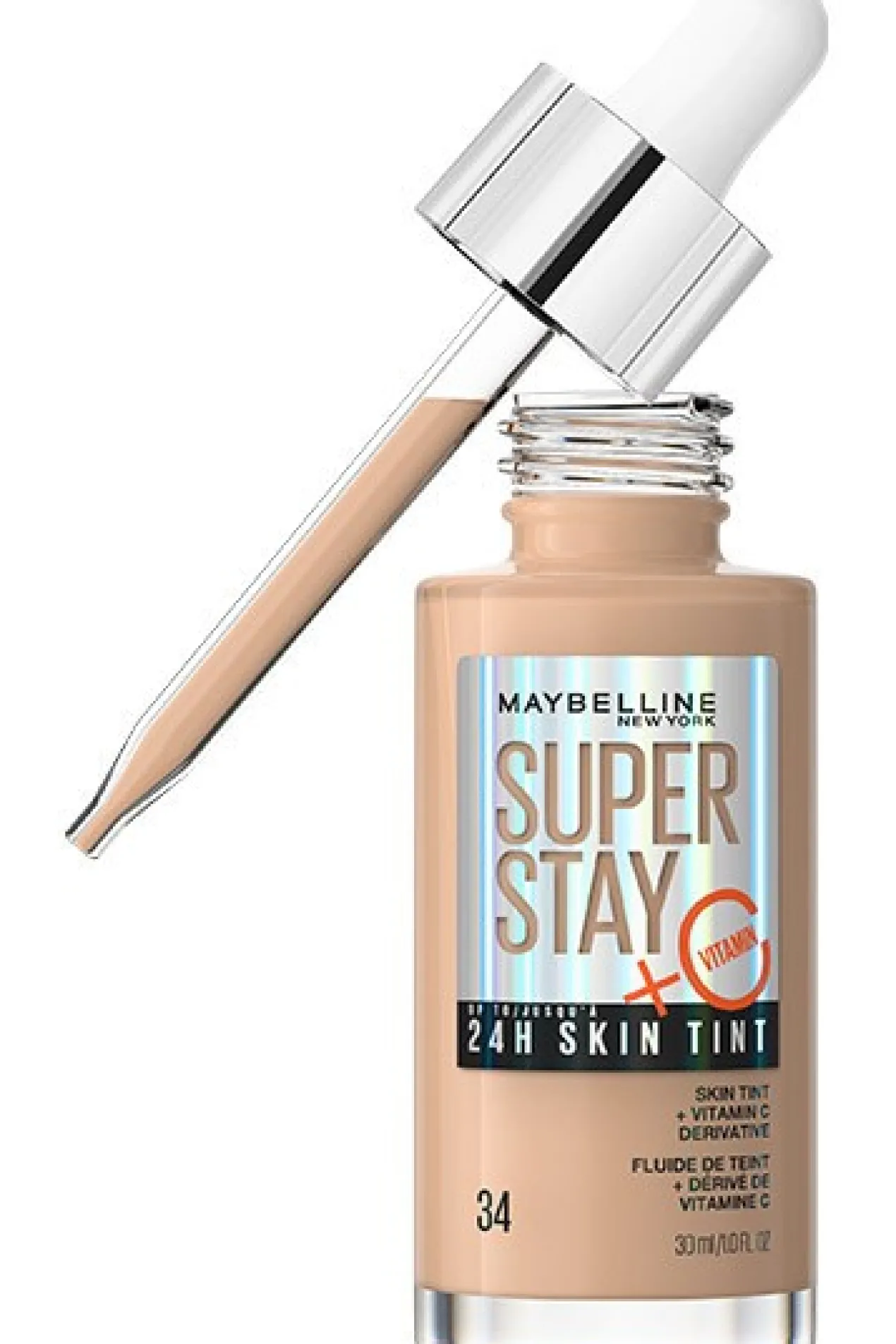 SuperStay Skin Tint + Vitamina C 24h base de Maquillaje