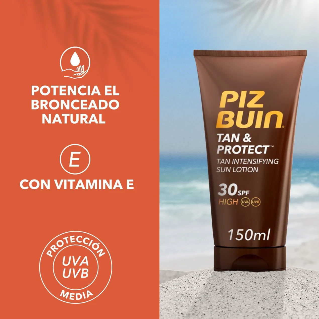 Tan & Protect Loción Intensificadora del Bronceado