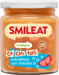 Tarrito Cachitos Estrellitas con Tomate +10M