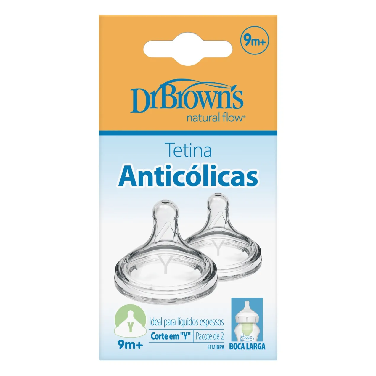 Tetina Options+ Boca Ancha Corte Y +9 Meses
