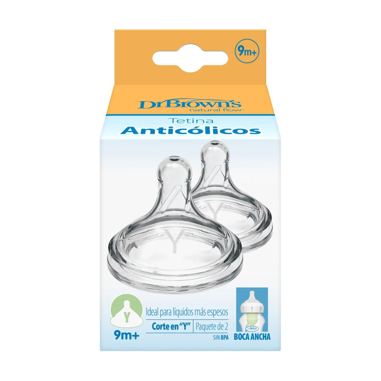 Tetina Options+ Boca Ancha Corte Y +9 Meses