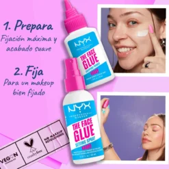 The Face Glue Setting Spray Fijador de Maquillaje