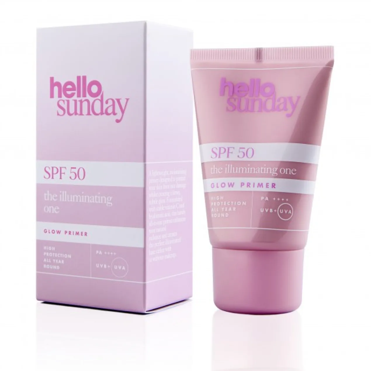 The Illuminating One Prebase SPF 50 efecto glow con ácido hialurónico