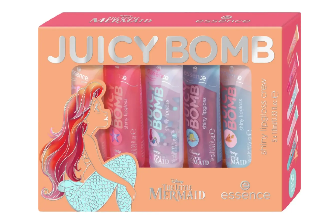 The Little Mermaid Set Brillo de Labios
