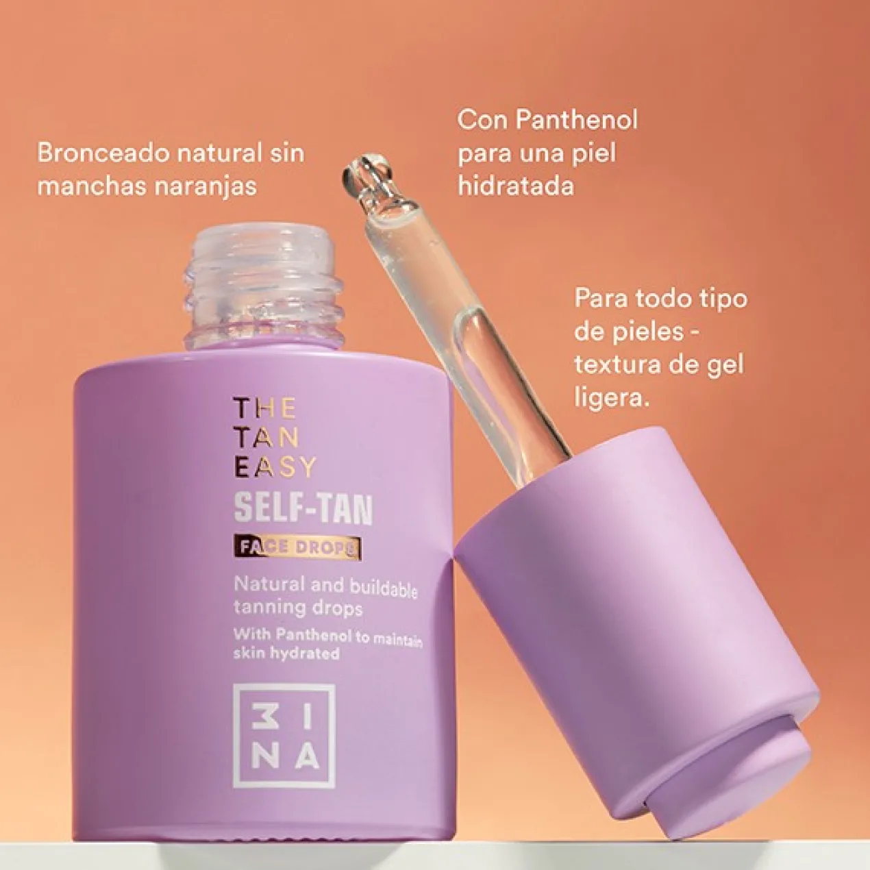 The Tan Easy Self Tan Face Drops Bronceador Facial