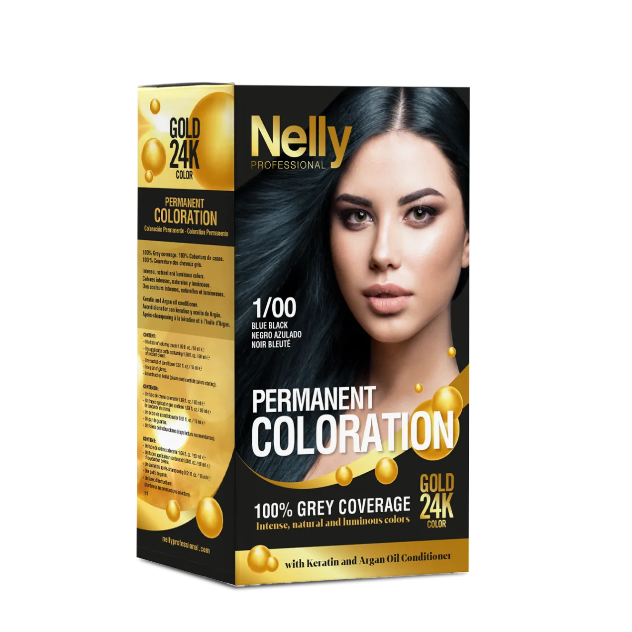 Tinte Gold 24K Permanet Coloration