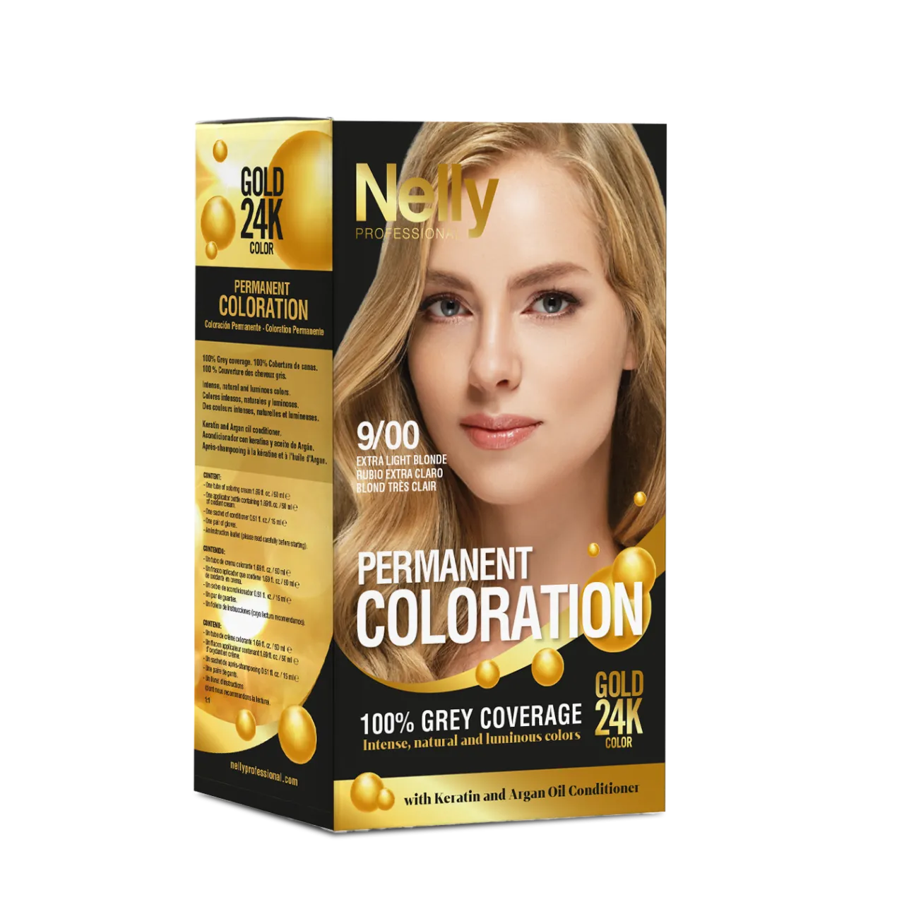 Tinte Gold 24K Permanet Coloration