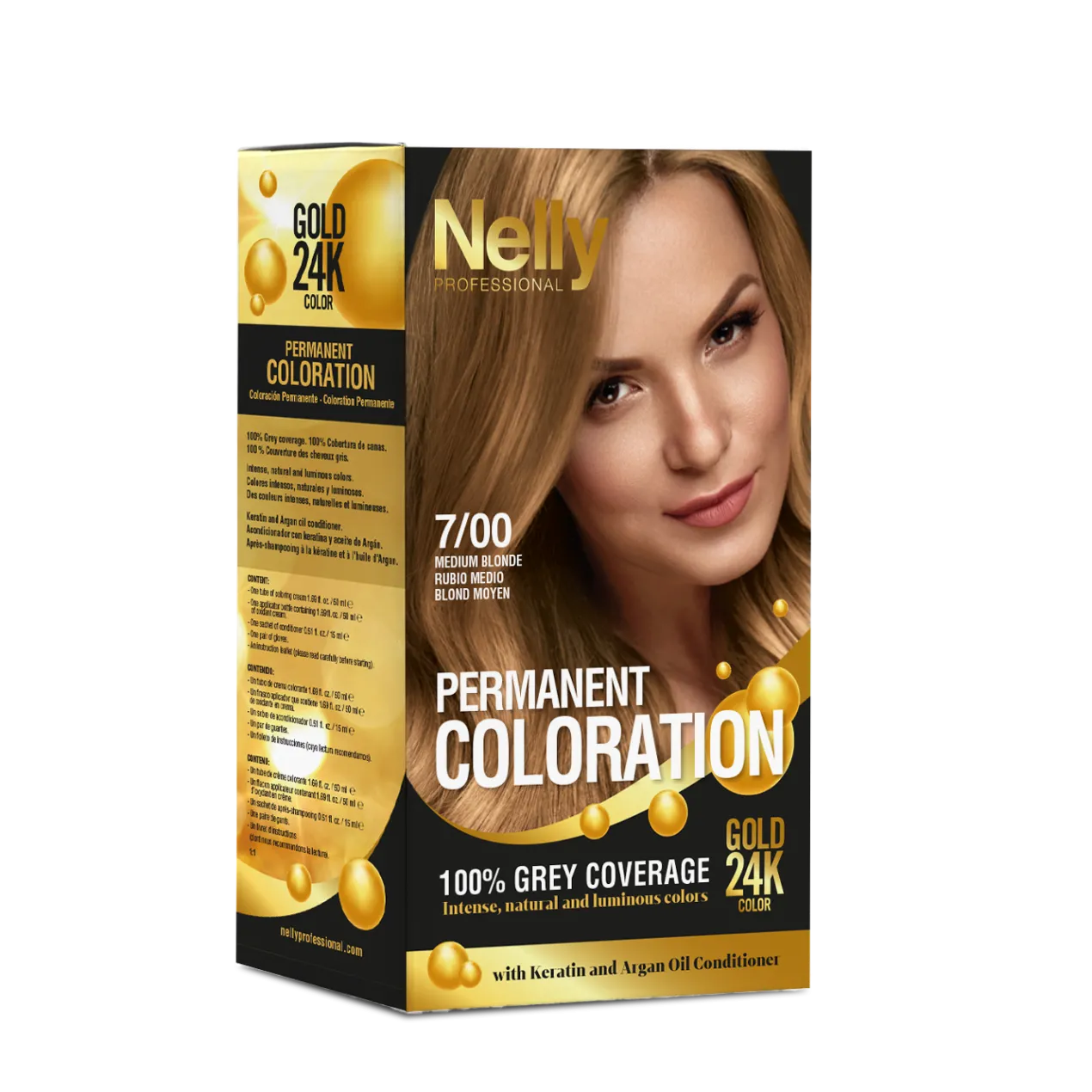 Tinte Gold 24K Permanet Coloration