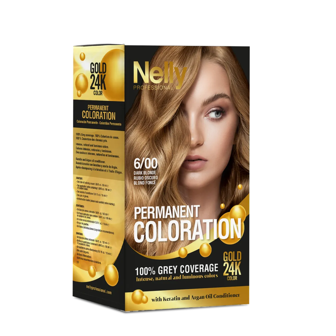 Tinte Gold 24K Permanet Coloration