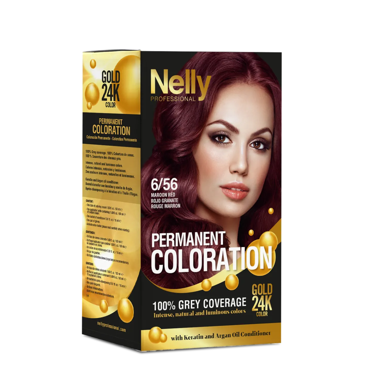 Tinte Gold 24K Permanet Coloration