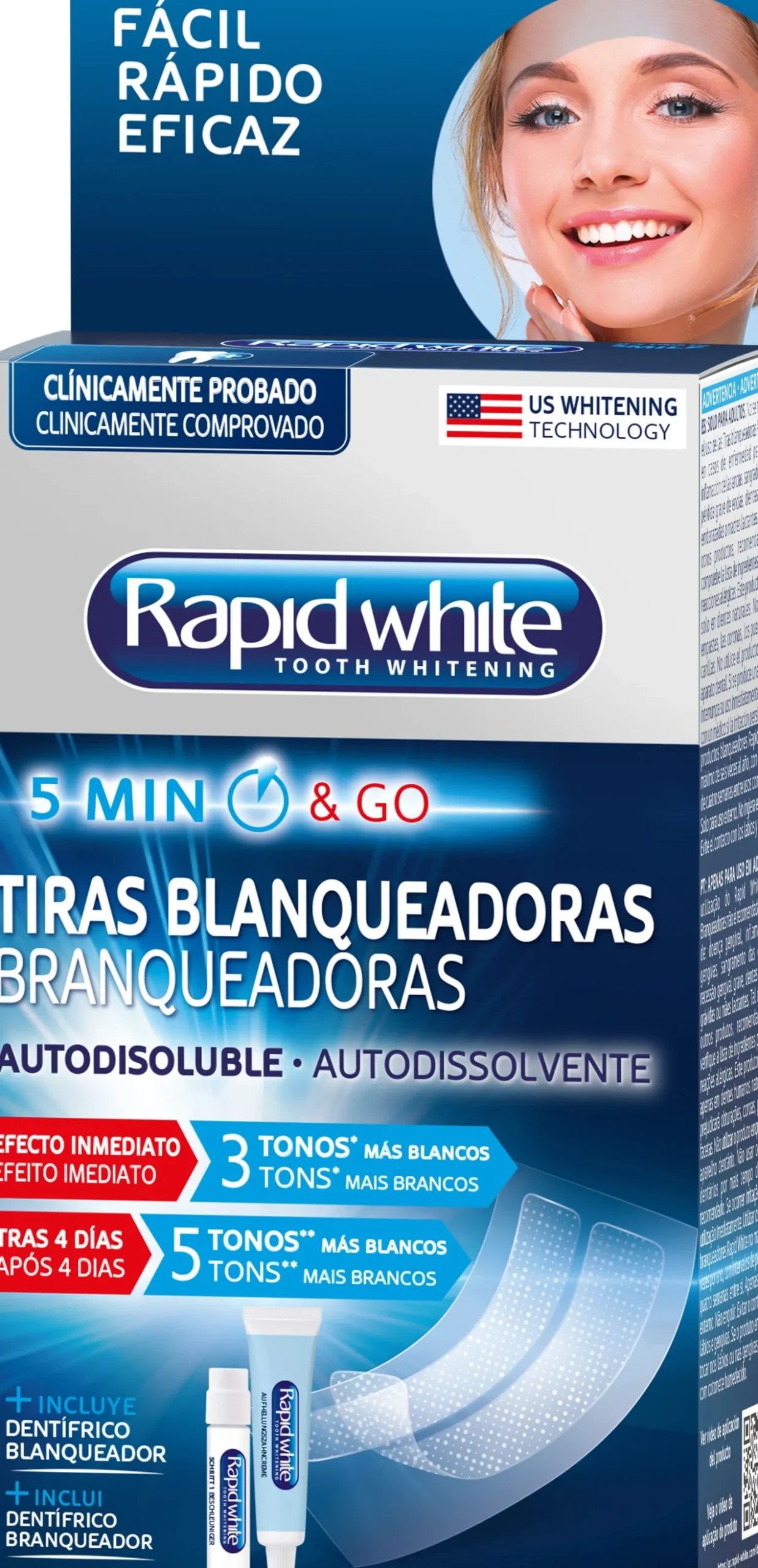Tiras Blanqueadoras Dentales