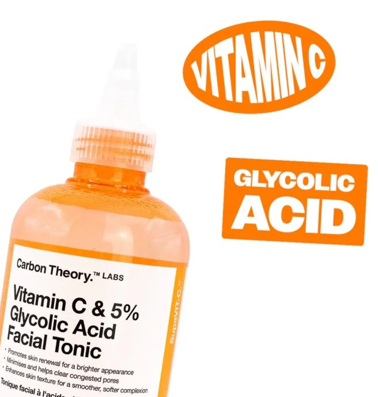 Tónico Facial con 5% de Ácido Glicólico y Vitamina C