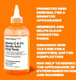 Tónico Facial con 5% de Ácido Glicólico y Vitamina C