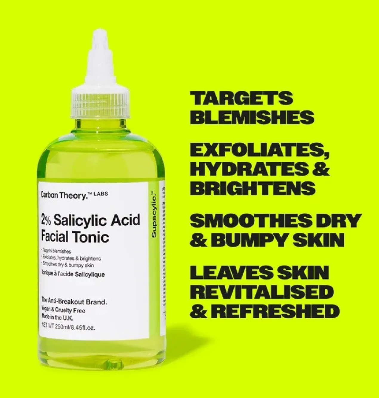 Tónico Facial con 2% de Ácido Salicílico