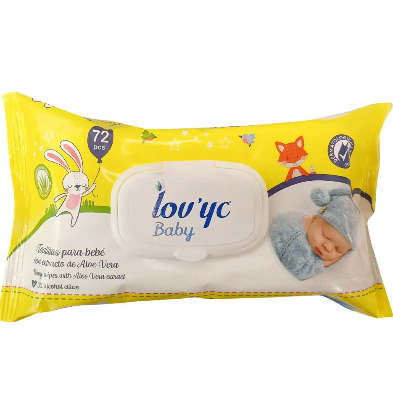 Toallitas con Aloe Vera