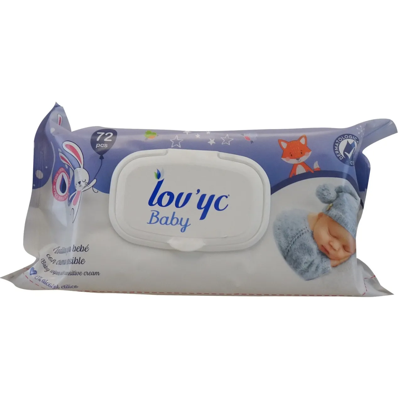Toallitas Con Crema Sensible