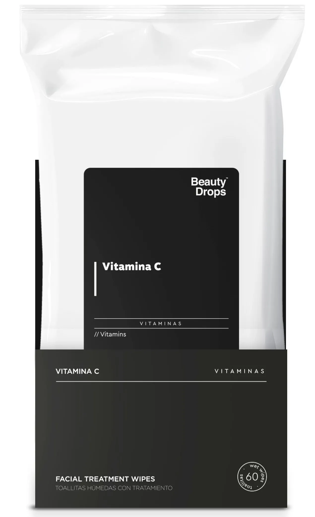 Toallitas Desmaquillantes con Tratamiento Vitamina C