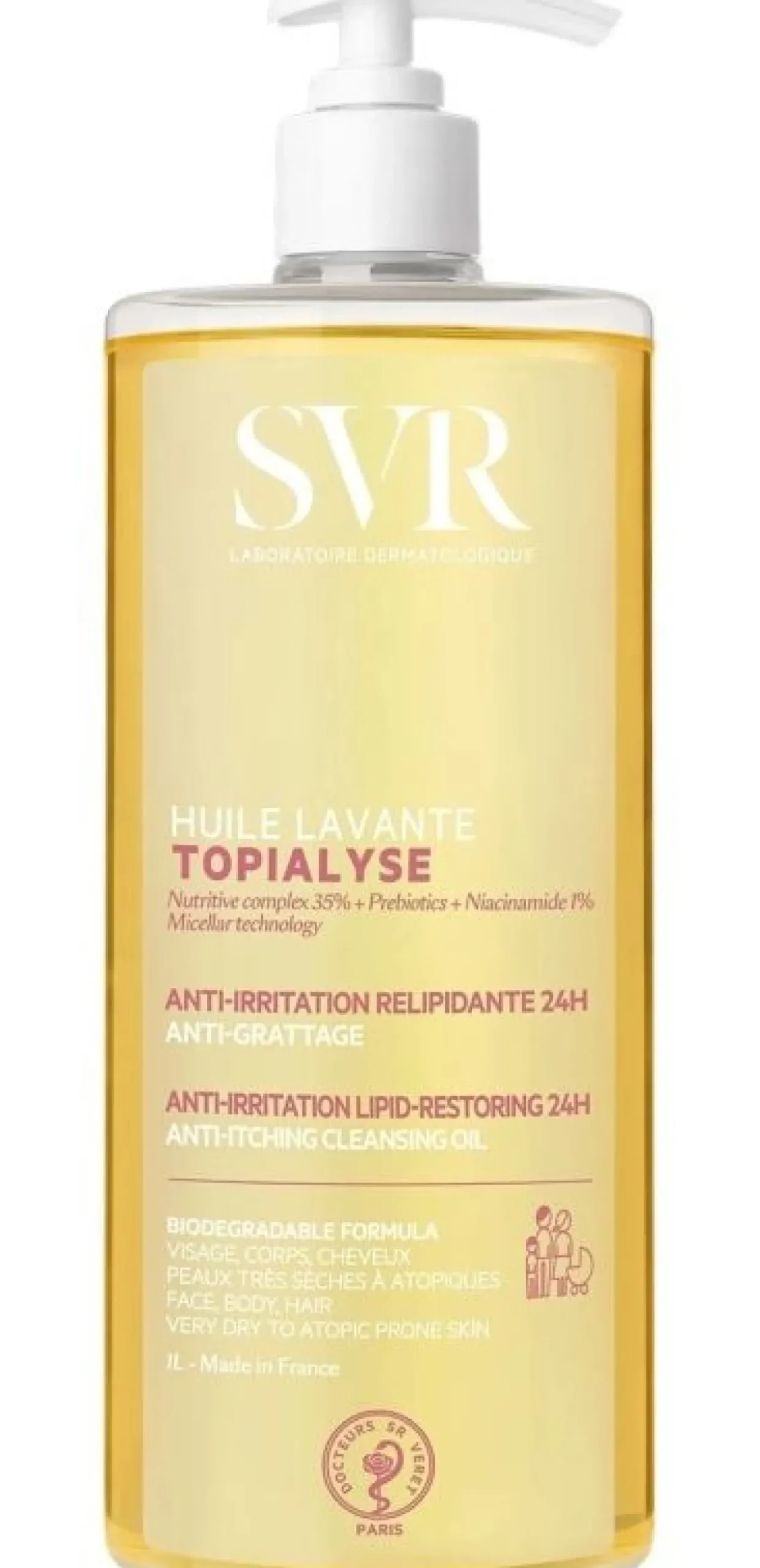 Topialyse Aceite Limpiador Anti-Irritación
