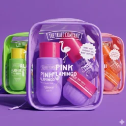 Travel Set Pink Flamingo Body Mist + Shower Gel + Body Butter