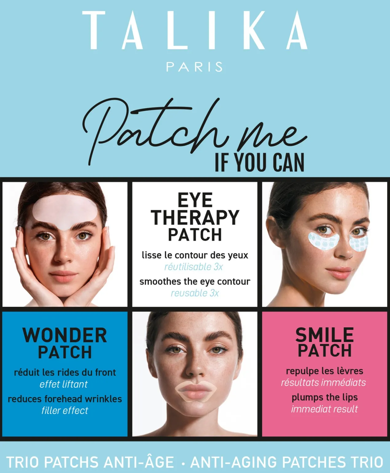 Trio de Parches Antiedad Patch Me If You Can
