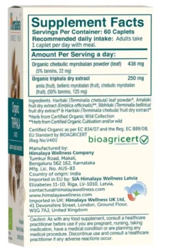 Triphala Organic Cápsulas