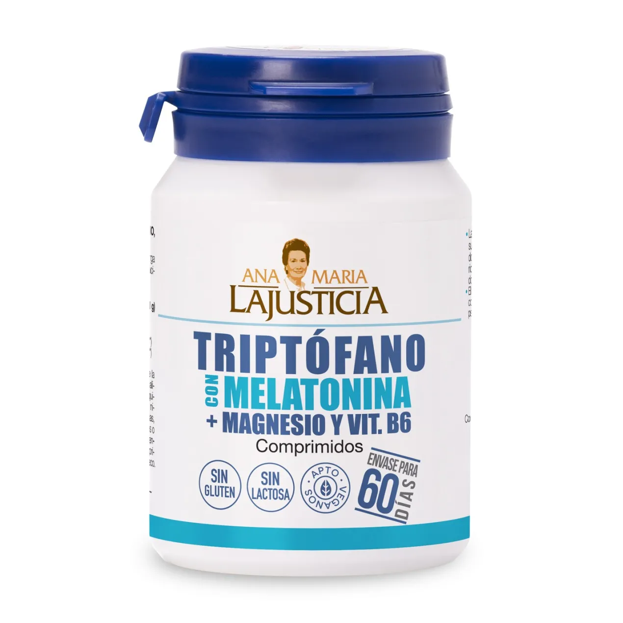Triptófano con Melatonina + Magnesio y Vit B6