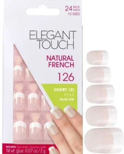 Uñas Adhesivas Manicura Francesa