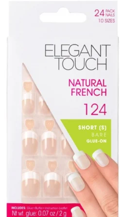 Uñas Adhesivas Manicura Francesa
